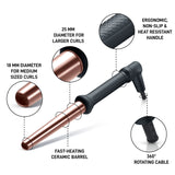 Rose Gold Curler (25-18mm)
