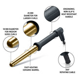 The Gold Curler (25-18mm)