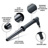 The Golden Curl Deutschland Curler (25-18mm)