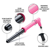 The Pink Curler (25-18mm)