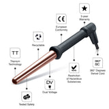 Rose Gold Curler (25-18mm)